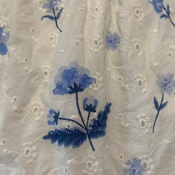 Jessica Simpson White and Blue Floral Dress - Picture 5 of 5